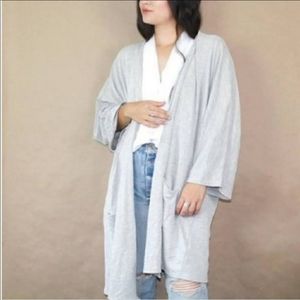 EUC Donni. OSFA (Anthropologie) Plus (OS Plus) Open Front Short Sleeved Cardigan